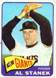 1965 Topps Baseball Cards      302     Al Stanek